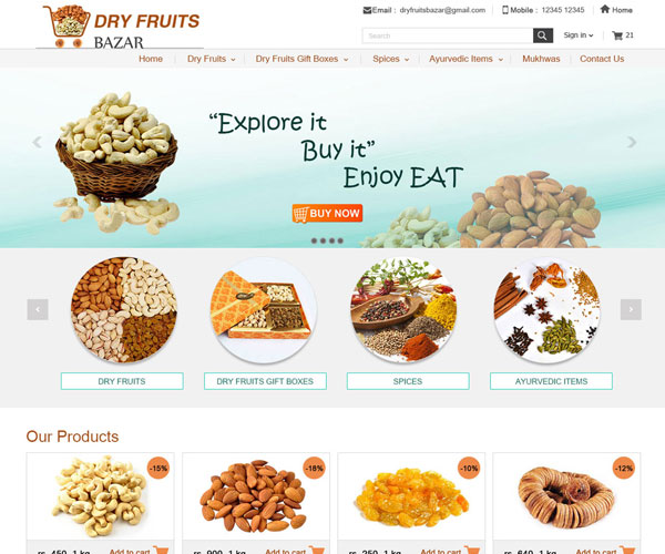 PORTFOLIO / DRY FRUITS BAZAR